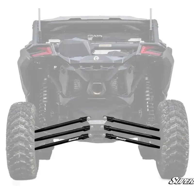 Can-Am Maverick X3 Tubed Radius Arm SET, SUPER ATV, RA-CA-X3-TU-02, KIT CONTAINS 6 ARMS