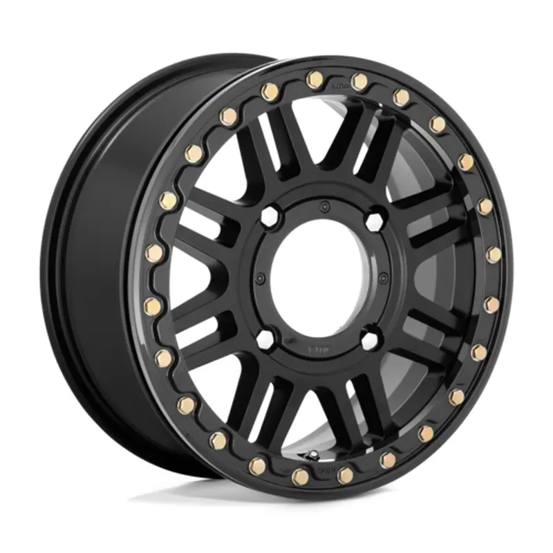 KS250 BL 15X6 4X137 S-BLK BLK-RING 38MM