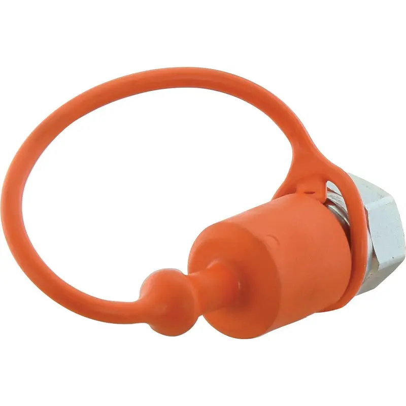 Faster Dust Cap Orange PVC Fits 3/8'' Male Coupling - TF Series TF F38 - S.112770