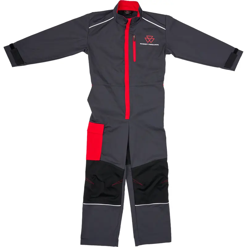 Massey Ferguson Kids' Overall  Durable, Reflective & Adjustable Workwear | X993532207