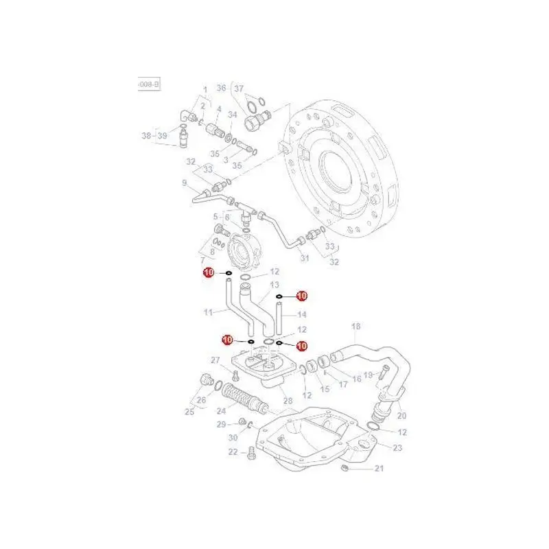 Massey Ferguson - O Ring Wet Clutch - 70923561