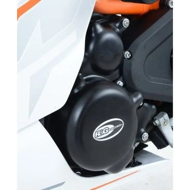R&G Racing Black 2 Piece Engine Case Cover Kit For 2020-2021 KTM 125 Duke