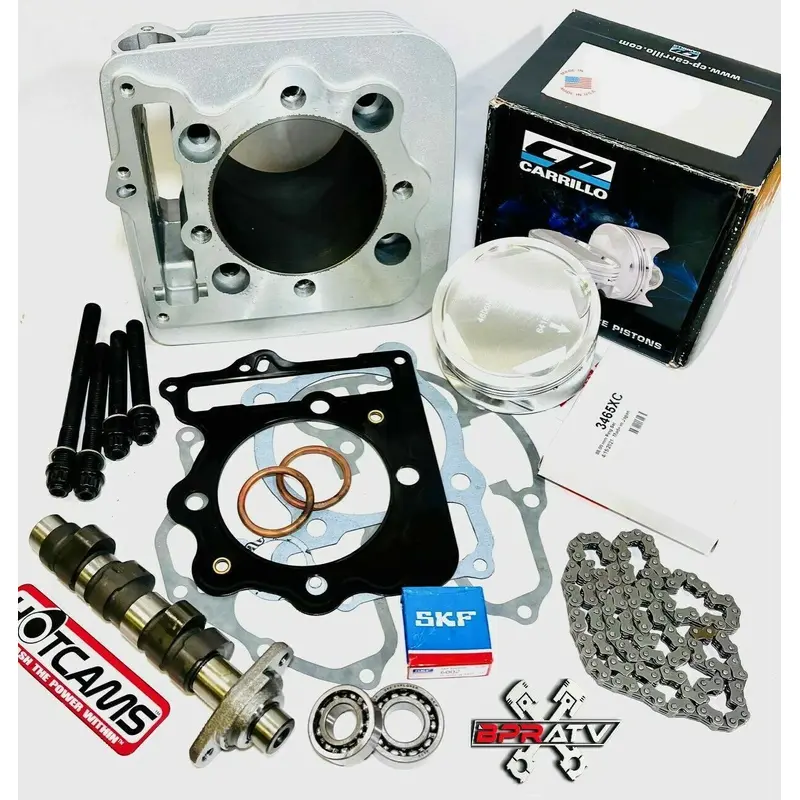 TRX 400EX 400X XR 89 mil Big Bore Kit +4 Cylinder Hi Comp Top End Rebuild Hotcam