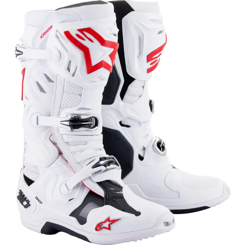 Tech 10 Supervented Boots White/Bright Red Sz 12