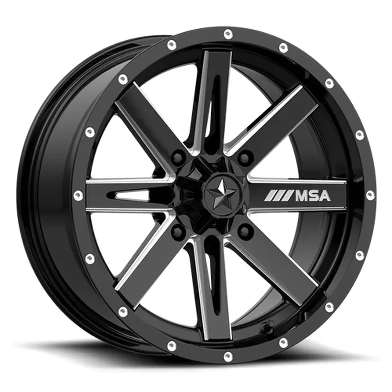 M41 15X7 4X137 G-BLK MILL 10MM