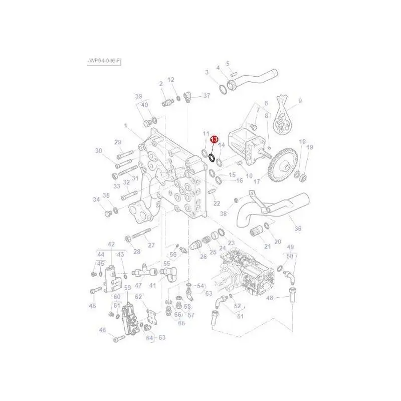 Massey Ferguson - O Ring Pump Cover - 70923558