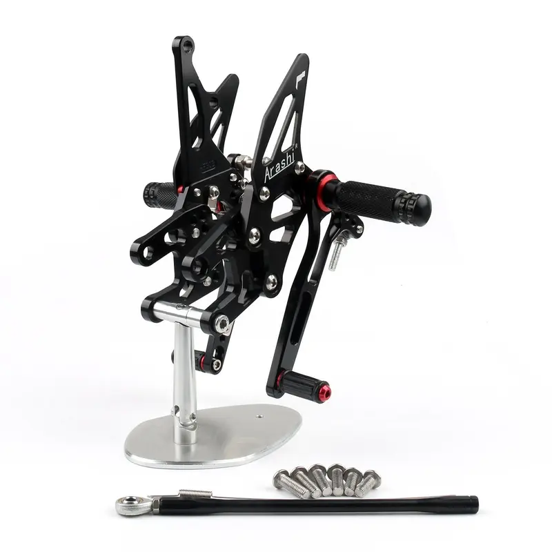 04-05 Kawasaki ZX10R ZX 10R Rearset Rear set Black