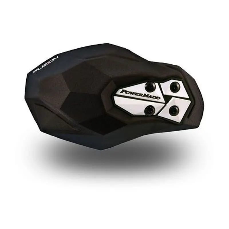 PowerMadd Fuzion Handguards Black/White with Hayes Brake Mount Kit