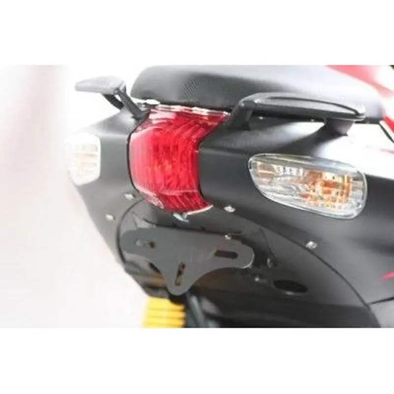 R&G Racing Black Tail Tidy License Plate Holder For 2007-2008 Aprilia SR50