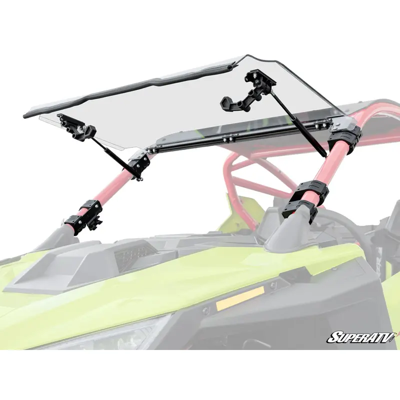 Super ATV POLARIS RZR TURBO R SCRATCH-RESISTANT FLIP WINDSHIELD