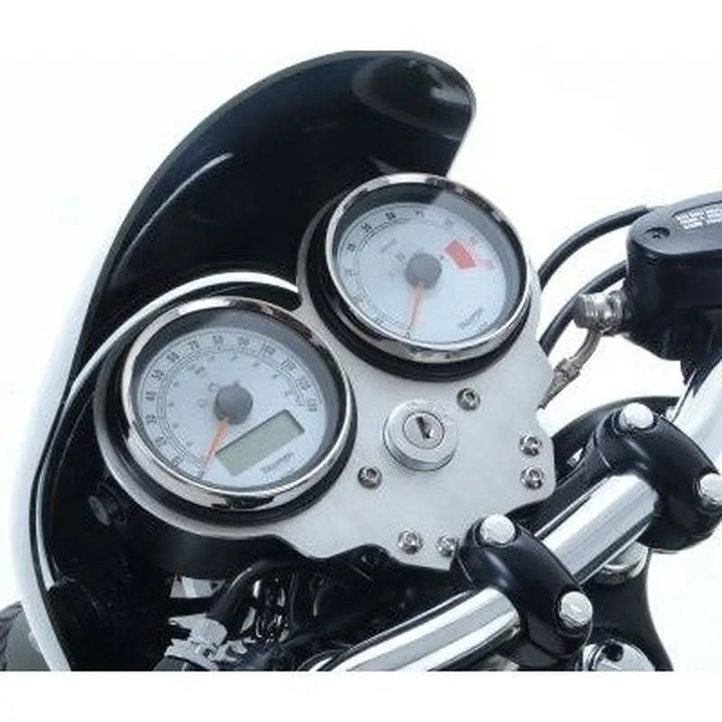 R&G Racing Silver Instrument Panel For 2008-2014 Triumph Thruxton 900 IF0003SI