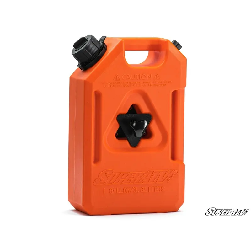 SuperATV Jerry Can / Jug for UTV and ATV - 1 Gallon - With Mount
