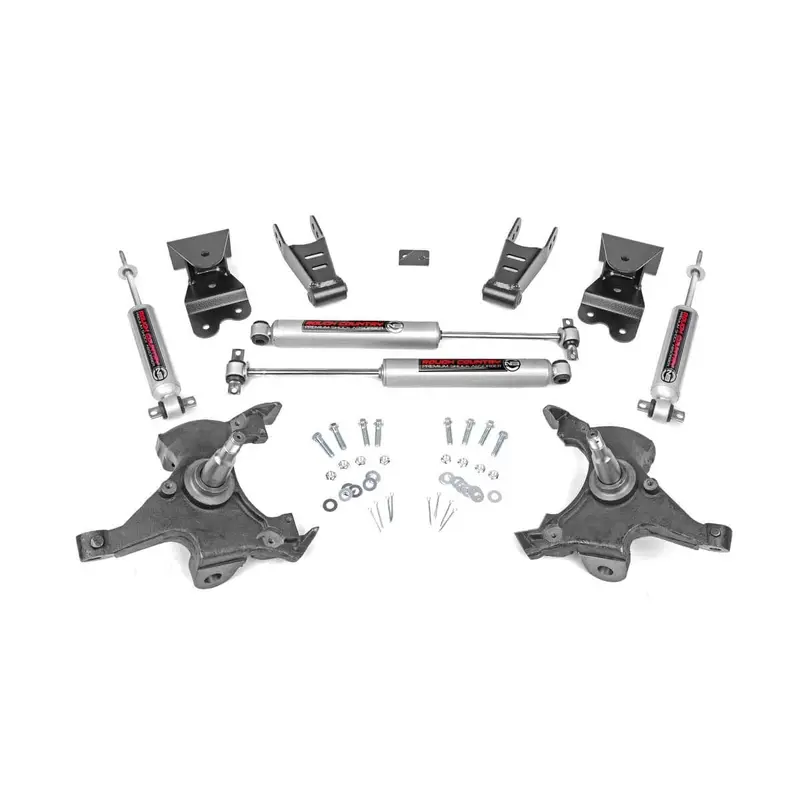 Lowering Kit | 2 Inch FR | 4 Inch RR | Chevy C1500 Truck 2WD (88-99) | 725.20