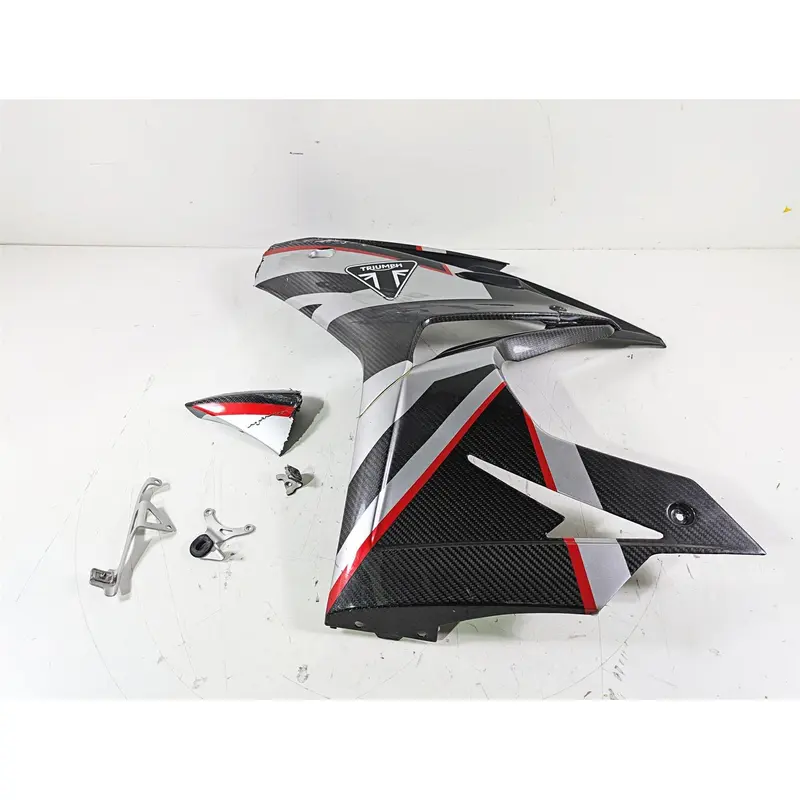 2020 Triumph Daytona 765 Moto2 Left Side Carbon Cover Fairing -Broken T2309797
