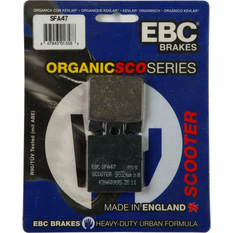 EBC 1 Pair Premium SFA Organic OE Replacement Brake Pads For Malaguti F18 2003-2004