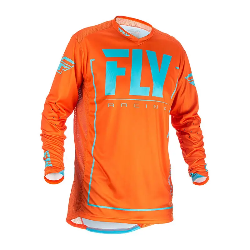 FLY LITE HYDROGEN JERSEY '18 ORANGE/BLUE SZ LARGE