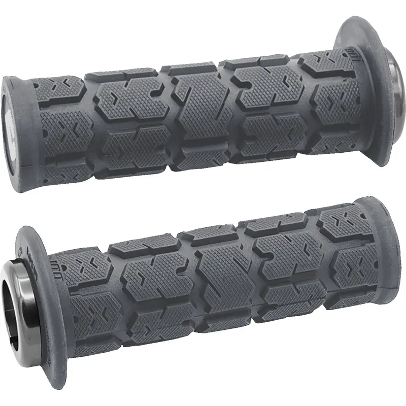 ODI Rogue 2.1 Lock-On Grips - ATV/PWC - Graphite/Silver J33RGH-S