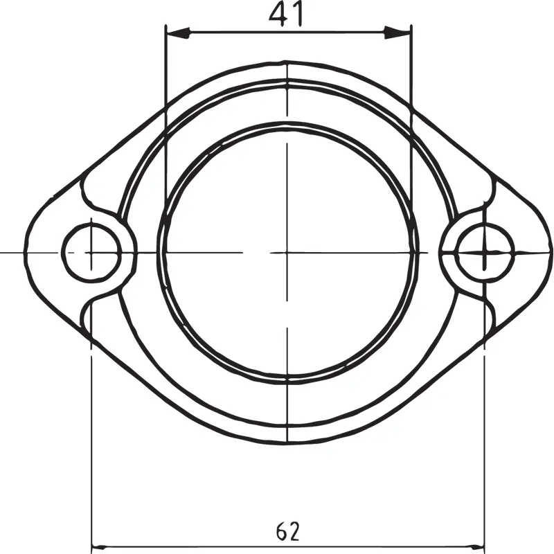 KIMPEX Carburetor Mounting Flange - Polaris 301749