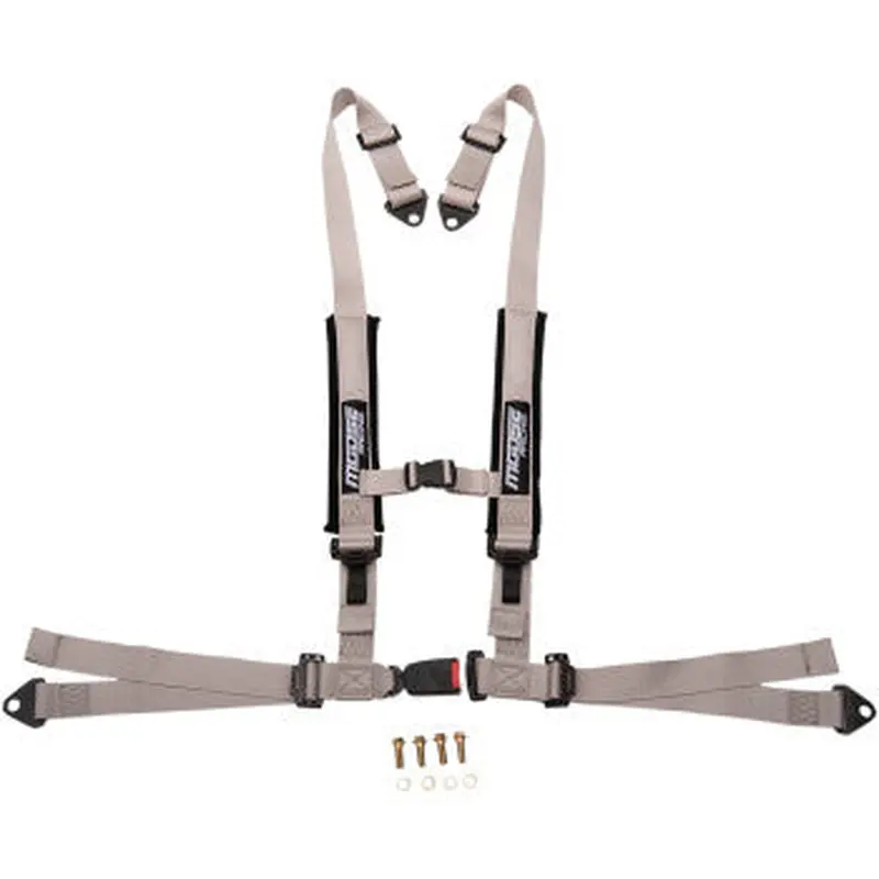 MOOSE RACING 4-POINT HARNESS - GREY