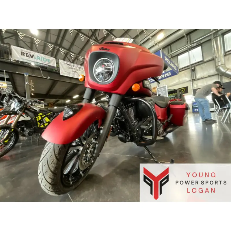 New 2025 Indian Motorcycle Chieftain Dark Horse Sunset Red Smoke