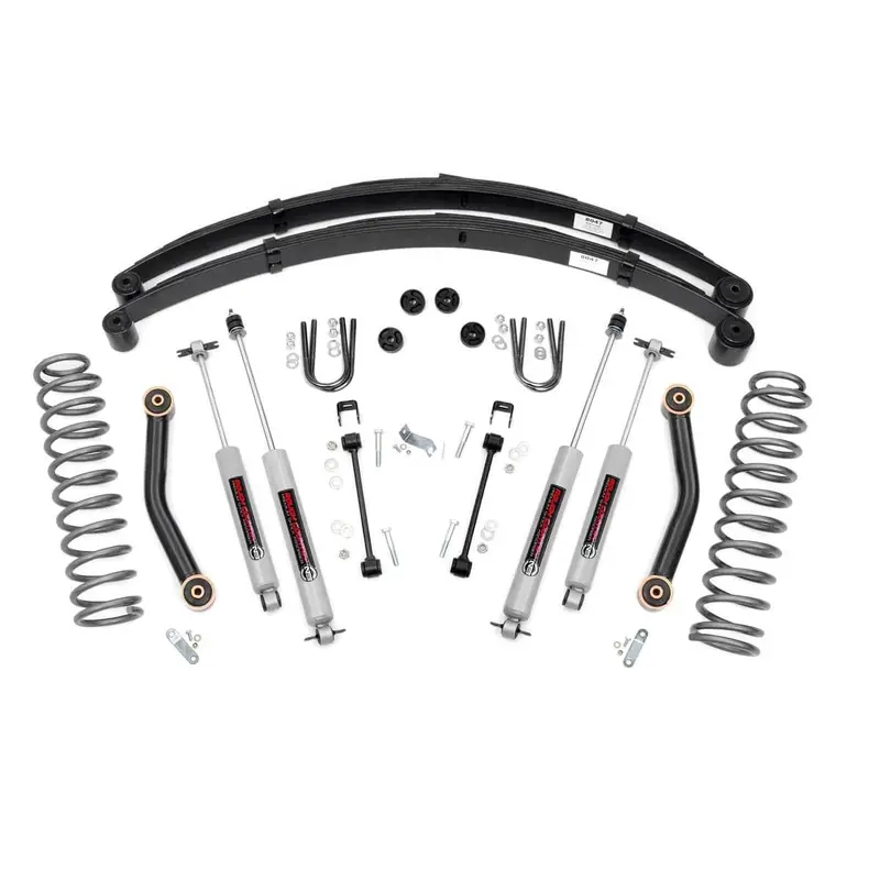4.5 Inch Lift Kit | RR springs | Jeep Cherokee XJ 2WD/4WD (1984-2001) | 633N2