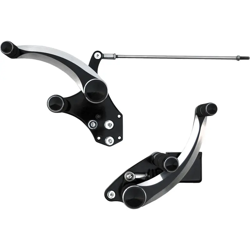 ACCUTRONIX SOFTAIL FORWARD CONTROLS EVO BLACK FC103-SIN