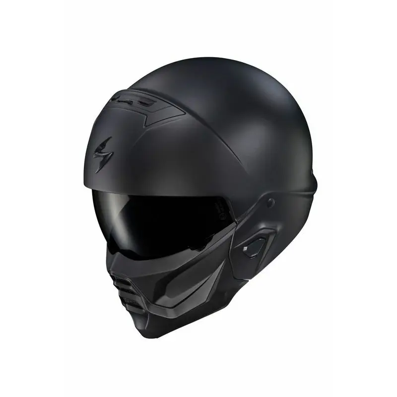 Covert 2 Open Face Helmet Matte Black Sm