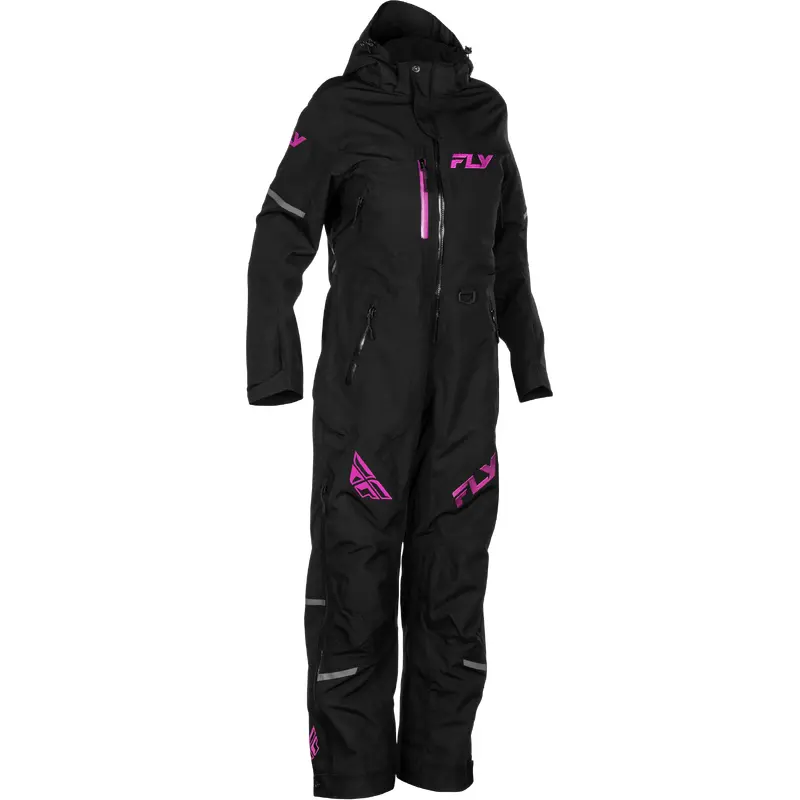 Fly Racing - Women's Cobalt Shell Monosuit Black/Fuschia Lg