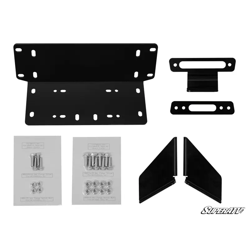 SuperATV Kawasaki Teryx Winch Mounting Plate