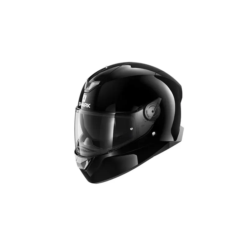 SHARK SKWAL 2 BLANK WHT LED GLOSS BLK XL