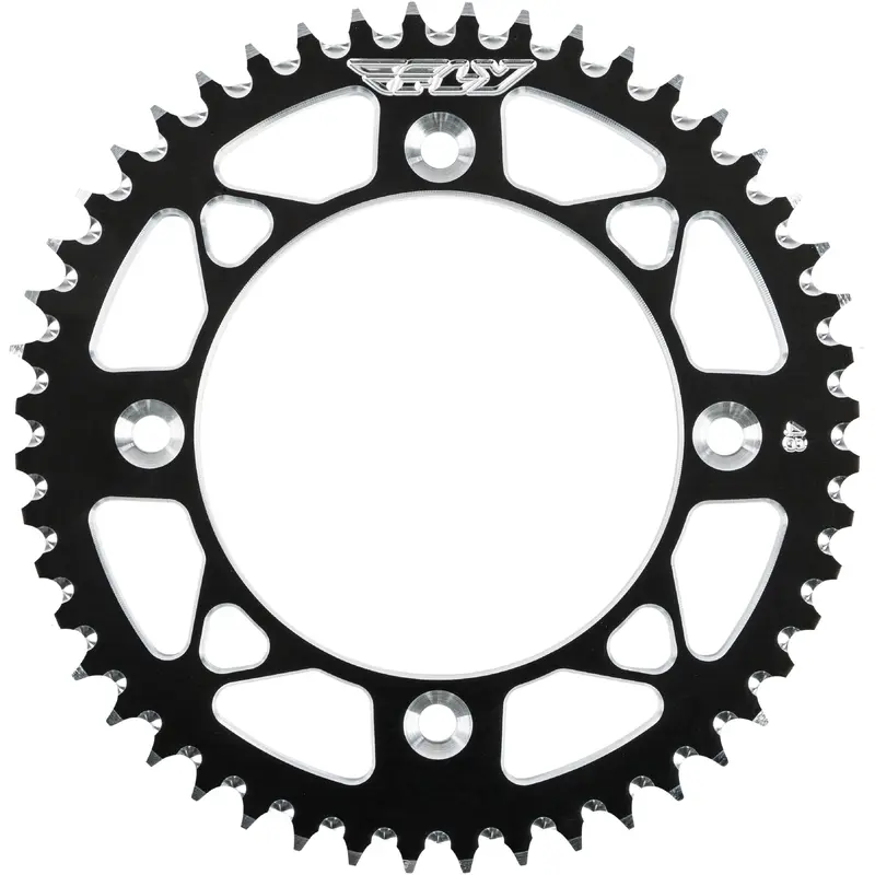 FLY RACING SPROCKET REAR 48T BLACK 314-48 BLK