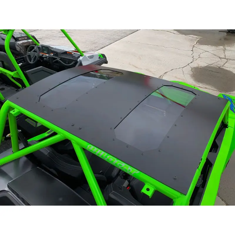 Moto Armor Black Aluminum Roof With Sunroof MA-WCXX-RF-2-SR-BLK