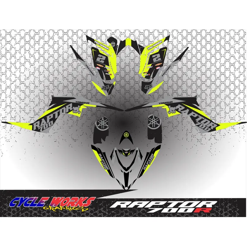 Yamaha Raptor 700 Full Graphics  Kit