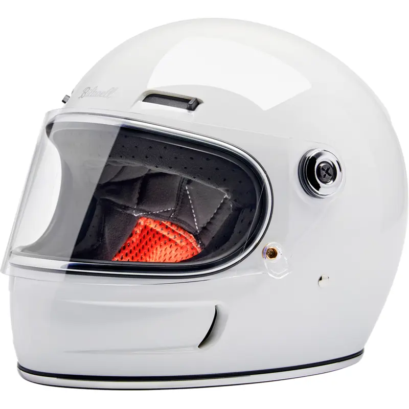 BILTWELL Gringo SV Helmet - Gloss White - Large 1006-104-504