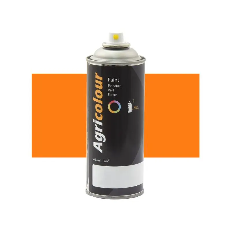 Agricolour - Deep Orange Gloss Paint 400ml Aerosol - Sparex Part No. S.92011