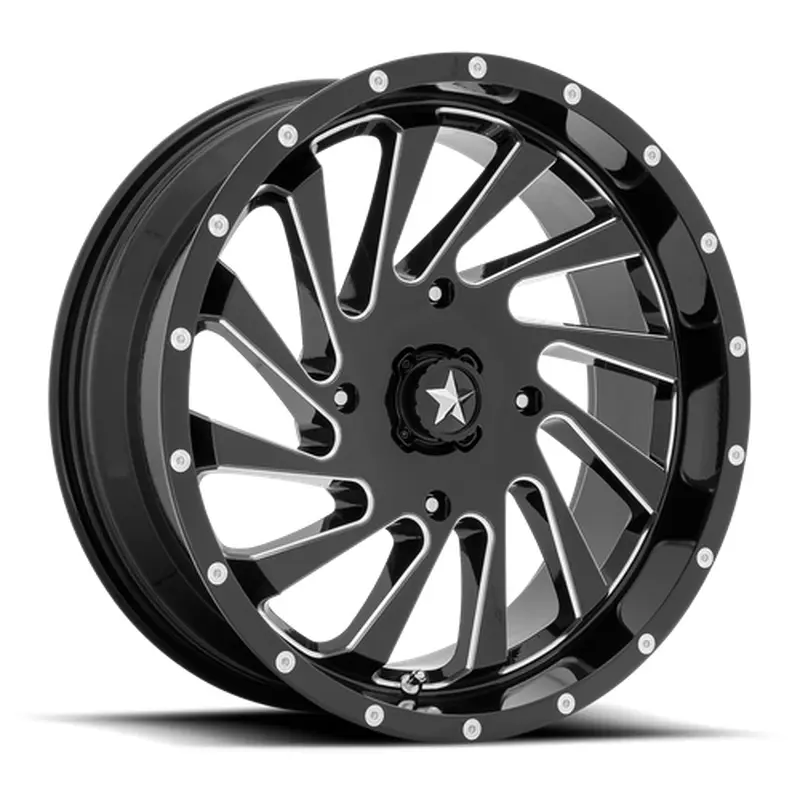 BLADE UTV 18X7 4X137 112 G-BLK-MILL +0
