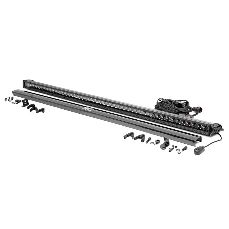 ROUGH COUNTRY 50-INCH STRAIGHT CREE LED LIGHT BAR - (SINGLE ROW | BLACK SERIES)