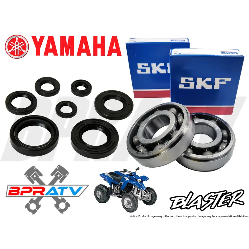 Yamaha Blaster 200 YFS 200 SKF OEM Upgrade Main Crank Shaft Bearings & Seals Kit