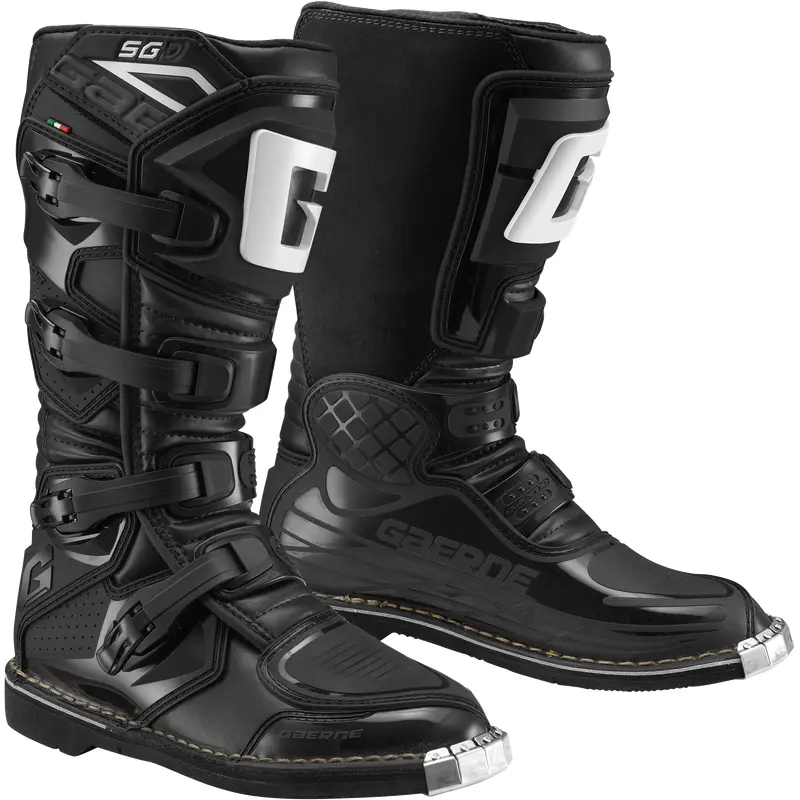 GAERNE Sg J Boots Black 01 - Kids' Premium Leather Riding Boots