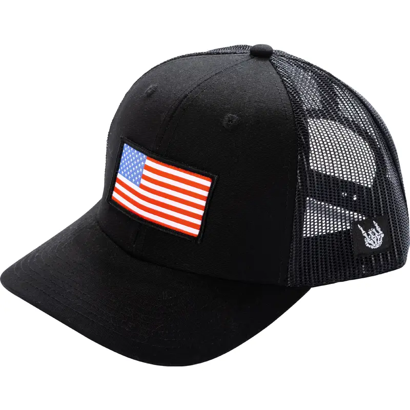 American Flag Trucker Hat
