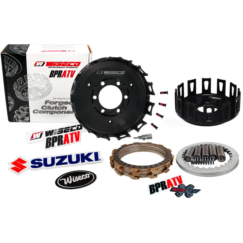Suzuki DRZ400 DRZ 400 Z400 Wiseco Forged Clutch Basket Plates & Springs Kit Race