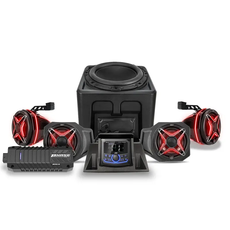 5 Speaker Kit Phase Eq W/ Jvc Controller