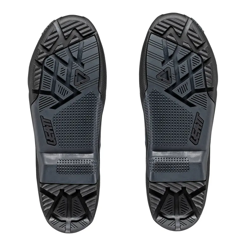LEATT BOOT OUTER SOLE 4.5/5.5 ENDURO US10/11 PAIR BLACK/GREY #LE3021200482