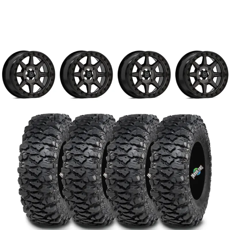 Valor Offroad V13 Dark Tint beadlock on ITP Savage XT | 4/137