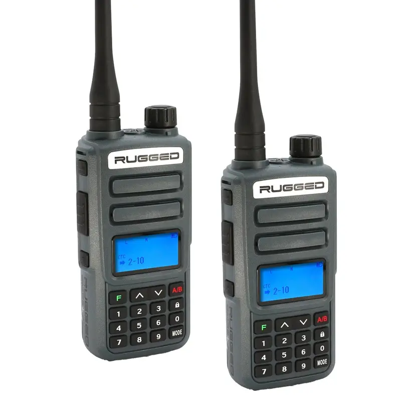 Rugged Radios 2 PACK - Rugged GMR2 PLUS GMRS and FRS Two Way Handheld Radios