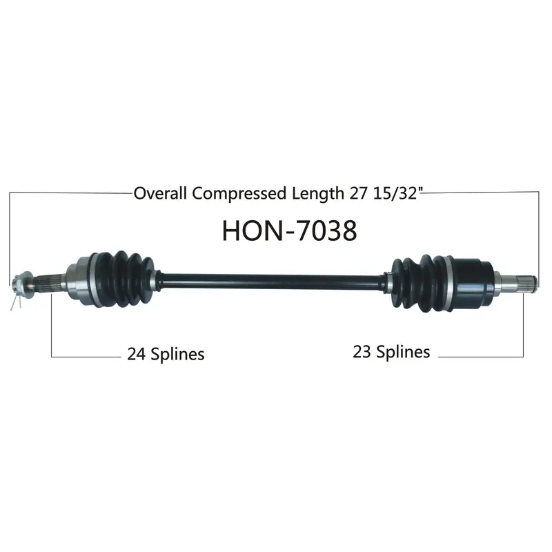 2009-2013 Honda MUV700 Big Red  Rear right CV axle shaft TrakMotive HON-7038