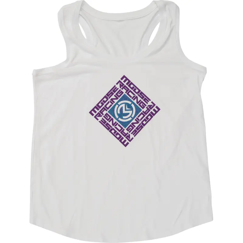 MOOSE OFFROAD Women's Spin Sync Tank Top - White - Medium 3031-4281