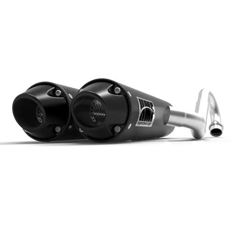 HMF Muffler Honda Talon 19-24 Black Performance Dual Full System Exhaust