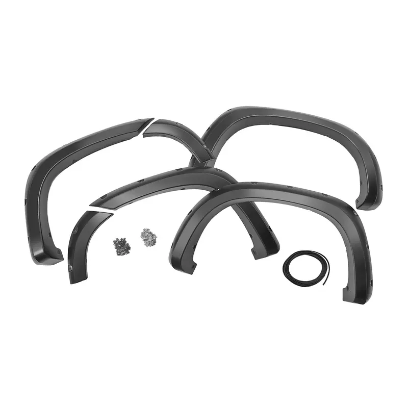 Pocket Fender Flares | GXG Tungsten | Chevy Silverado 1500 2WD/4WD (19-21) | F-C11911A-GXG