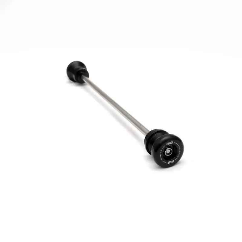 R&G Racing Black Front Spindle Sliders For 2020-2024 Triumph Daytona 765 Moto2